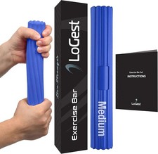 Barra de terapia flexible barra de torsión de resistencia para muñeca codo antebrazo dolor tendinitis