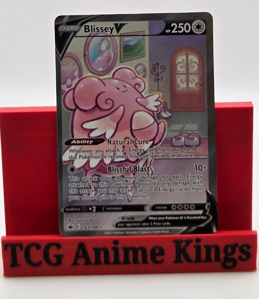 Blissey V Alternate Full Art 183/198 Chilling Reign Pokemon English