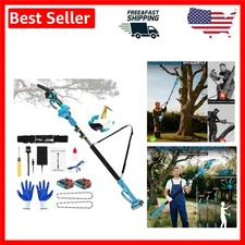 2-in-1 Cordless Pole Saw & 6-Inch Mini Chainsaw - 16FT  & Adjustable Angle