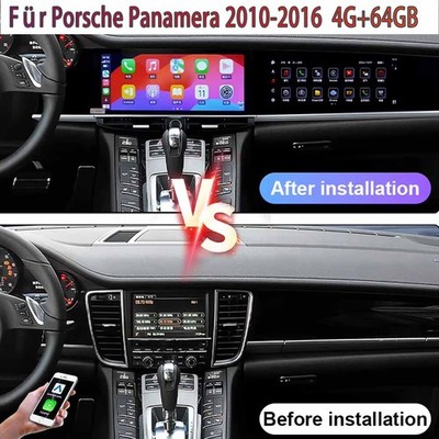 12.3'' Android 13 Car Radio Für Porsche Panamera 10-16 Auto Navi GPS Player 4+64G