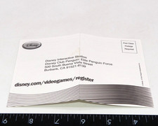 Disney Interactive Registration DS Insert Game 8000531 Nintendo Club Penguin