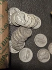 Mercury Dimes 1935, 1936, & 1939(50 each) 90% Silver Bullion (3 rolls/150 dimes)