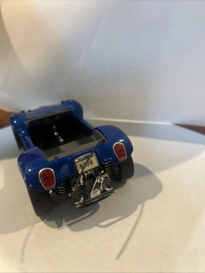 Coche diecast Meyers Manx Dune Buggy | Modelo estilo VW todoterreno azul | De colección Foto 3 de 4