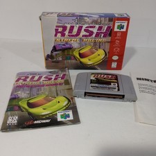 San Francisco Rush Extreme Racing (N64 1997) CIB Tested Game Box Manual