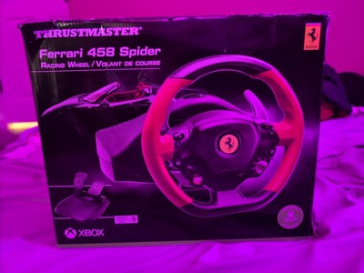 Thrustmaster Ferrari 458 Spider Racing Wheel  For Xbox One Used #ML