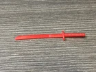 1988 GI JOE BUDO v1 Red SWORD Hasbro Accessory Original Vintage Part