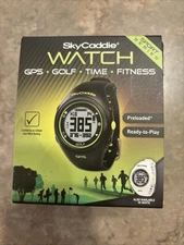 Skycaddie Black Sport Series Digital GPS Smart Watch Golf Fitness Only *Read*