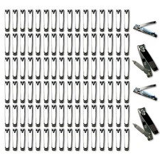 Bulk Nail Clippers with File, New, Lot of 100