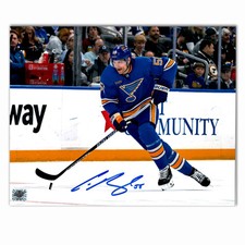 Colton Parayko Autographed St. Louis Blues Alternate 8x10 Horizontal Photo