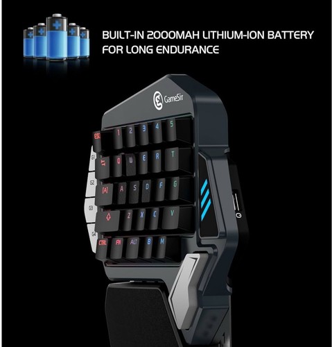 Gamesir Z1 Gaming Keyboard for PC / Mobile Phone One-Handed Keypad *New* - Picture 7 of 9