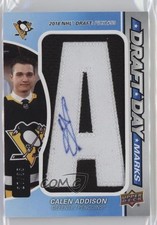 2021 SP Game Used Draft Day Marks Rookies 27/35 Calen Addison #DDM-CA Auto 0v33