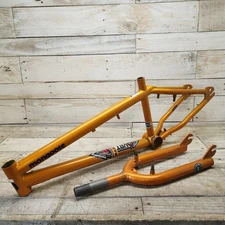 2015 Mongoose VRT BMX Freestyle Frame Set Burnt Orange Steel 20"