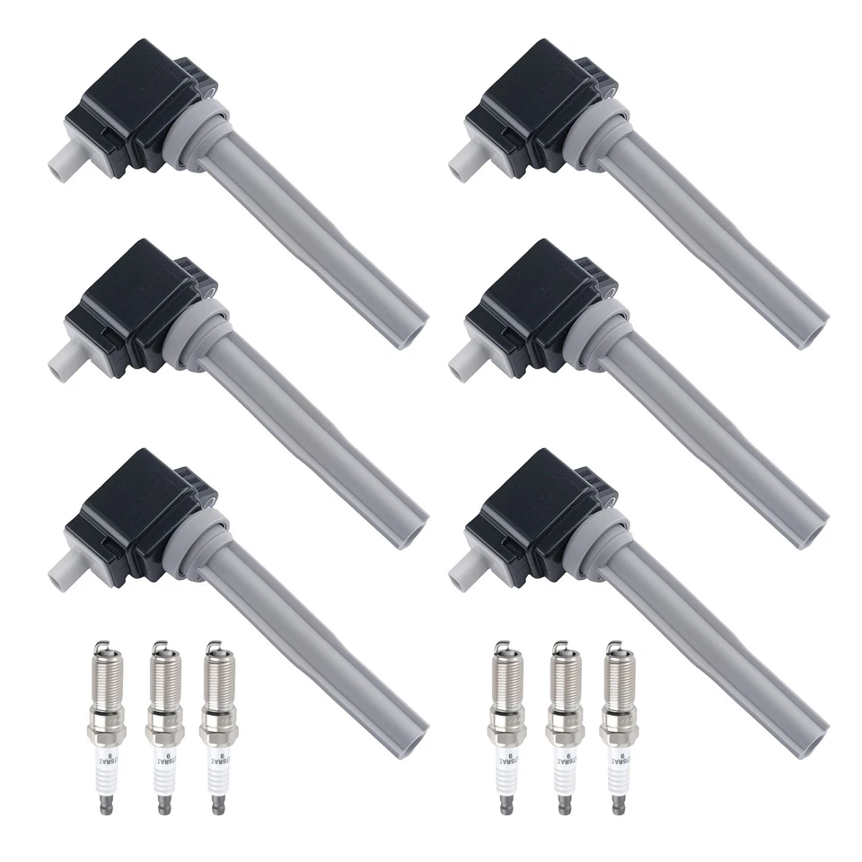 Juego de 6 bobinas de encendido + bujías para Ford Fusion V6 2017-2019 2,7 L FT4Z12029A Foto 2 de 4