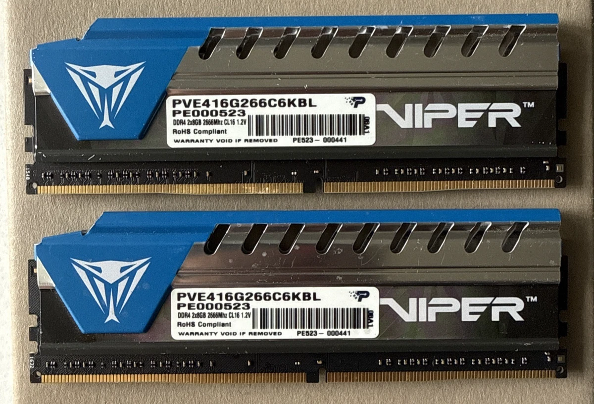 Patriot DDR4 SDRAM 16 GB Total Capacity Memory (RAM) for sale | eBay