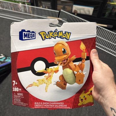 Mega Construx Pokémon Charmander Build & Show Set 180 Pieces GKY96 New Sealed