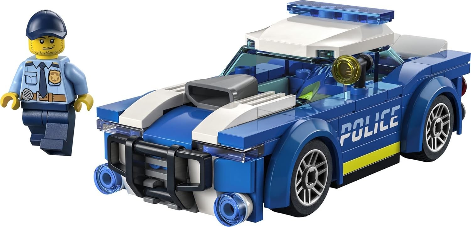 LEGO City Police Car Toy 60312 for Kids 5 Plus Years Old wit