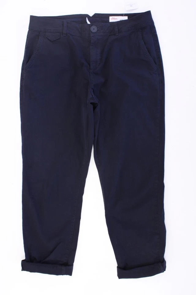 ⭐ s.Oliver pantalones para damas talla 38/L30, M, 38 azul algodón ⭐ - Imagen 1 de 4