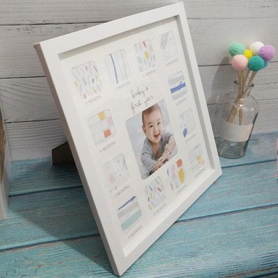 My First Year Baby Andenkenrahmen Neugeborene Geschenke Ornamente Dekoration