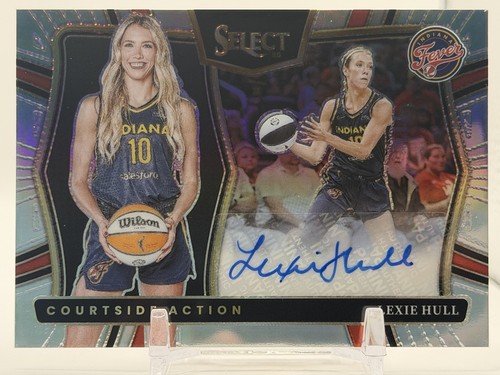 2025 Panini Select WNBA - Lexie Hull AUTO Silver Prizm Courtside Action #CAS-LH
