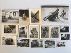 lot 16 old photo amateur motorcycle life scene vintage 1930-1950