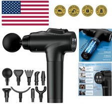 Massage Gun, Muscle Massage Gun for Athletes Handheld Electric Deep Tissue Ba...