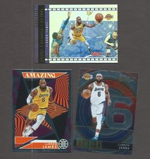 LeBron James ~ (3) Numbers #6 / Amazing #5 / 2021-'22 Panini Basketball ~NM