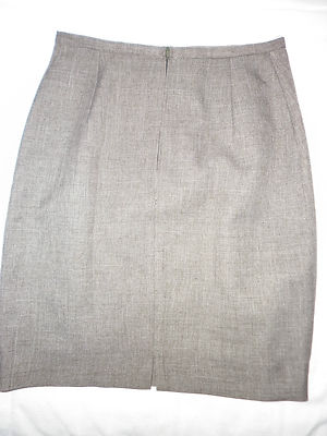 Jupe Crayon Chantal Rosner Modèle Zazie - Marron Clair Chiné - Tailles 36/38 - Neuf Sans étiquette