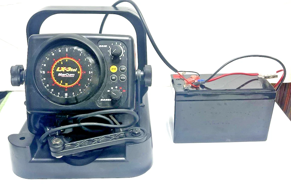 Great - MarCum LX-3TCI True Color Sonar Flasher System Ice FISHING Fish Finder - Image 2 of 4