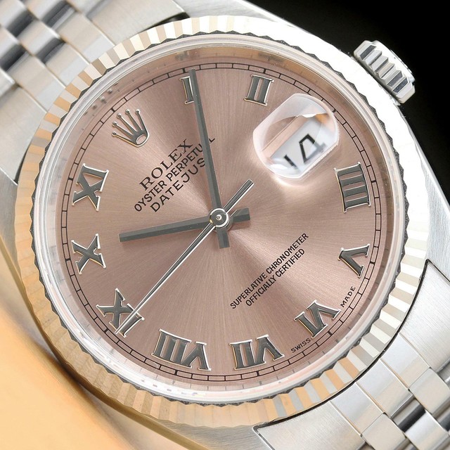 Rolex Datejust Salmon Men's Watch 