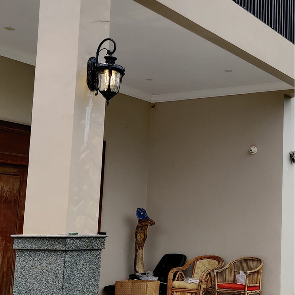 Black/Bronze Outdoor Wall Light Fixtures Exterior Waterproof Sconce