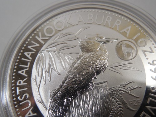 2015 P25 Australia $1 Kookaburra 1 Oz . 999 Fine Silver Coin ~ Goat Privy - Picture 8 of 20