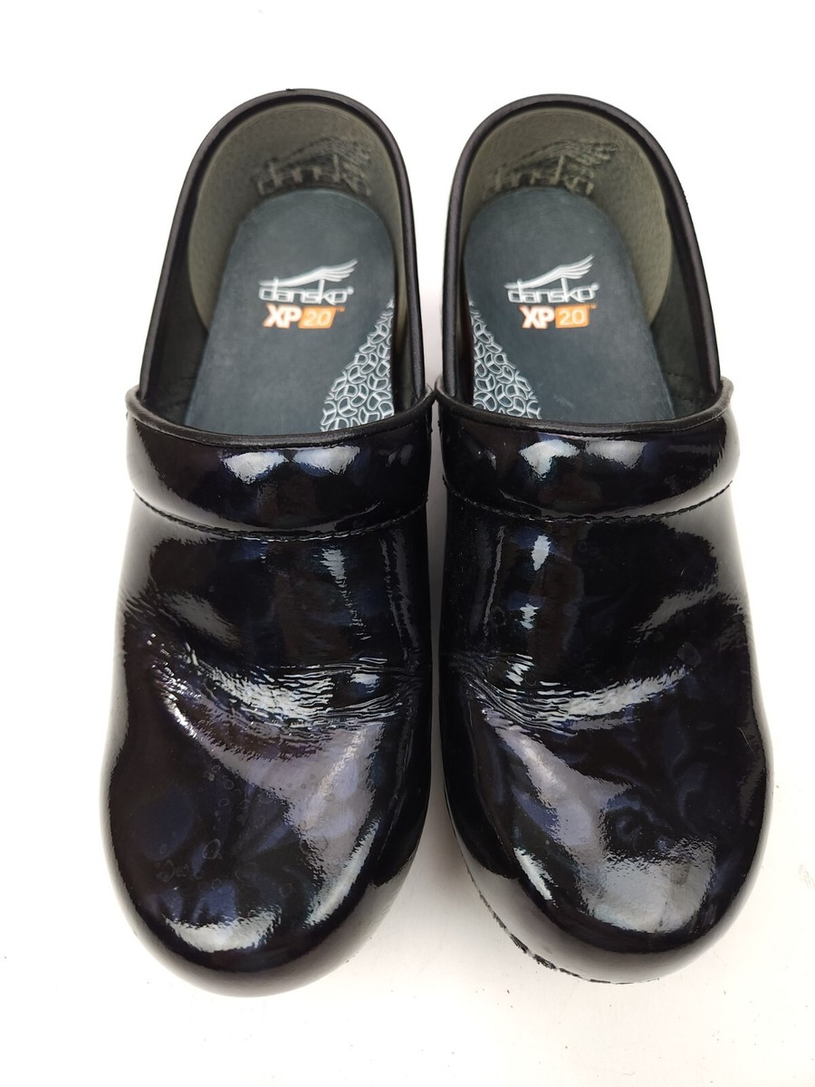 Dansko XP 2.0 Clog Women's Shoe Size 37 US 6.5-7 Black Patent