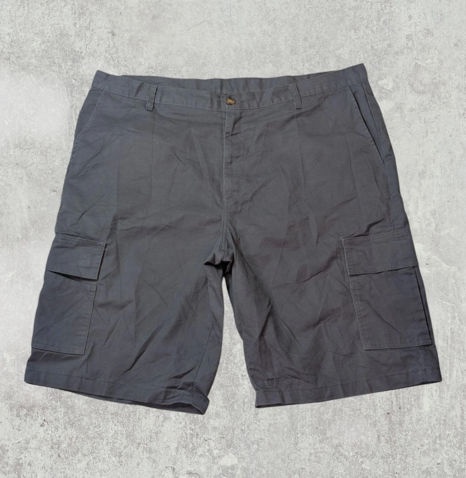 Dickies Men's Cargo Shorts - Grey - Size 42W