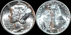 Unc. 1942 Mercury Dime - Partial Split Bands - Good Luster - Exact Coin Shown