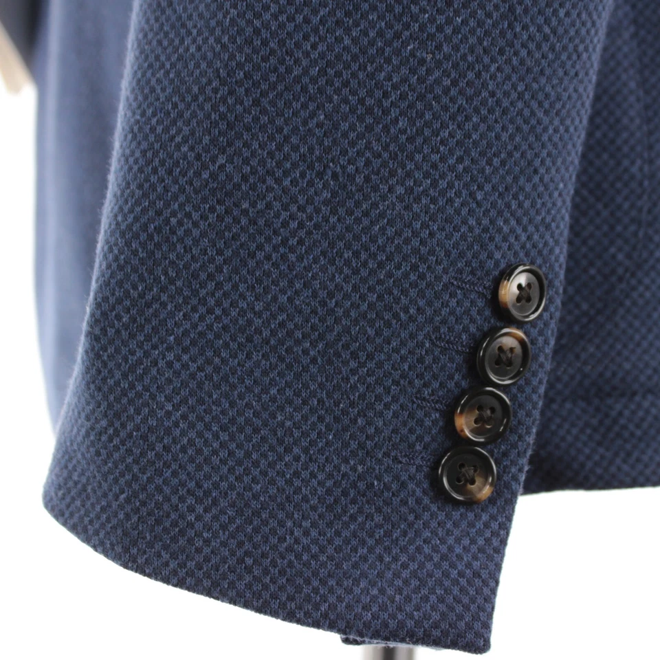 Pal Zileri NWT Polyester Blend Sport Coat Size 56R (46R US) Baron In Blue Check - Image 3 of 4