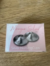 Moogco Original Silver Nursing Cups Nipple Shields Brand New Unopened