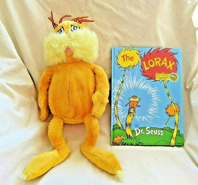 Kohls Cares For Kids Dr. Seuss The Lorax Plush Animal With Hard Cover