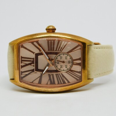 BRONZO ITALIA Ladies Watch Rare Ladies Bronzo Italia Roman Numeral Rose Gold Tone  main image 4