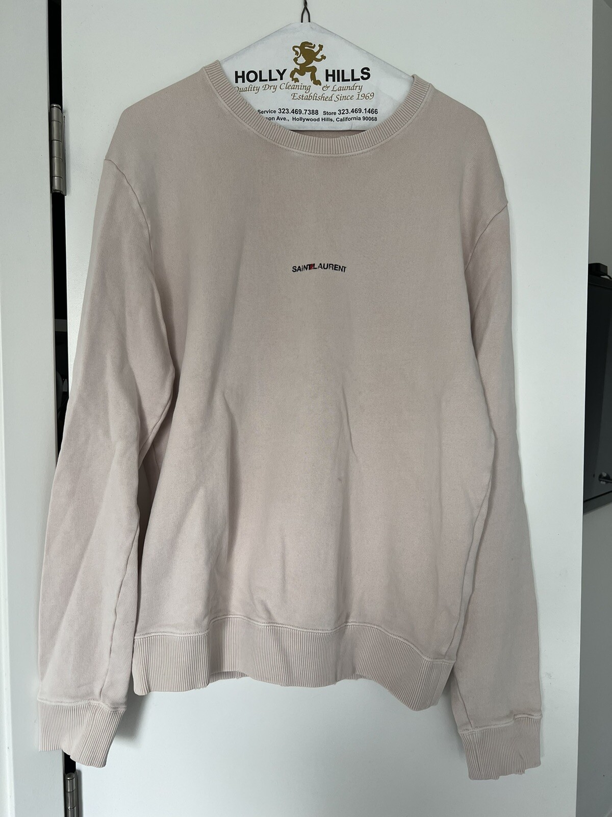 Felpa con cappuccio Saint Laurent in cotone taglia S Made in Italy