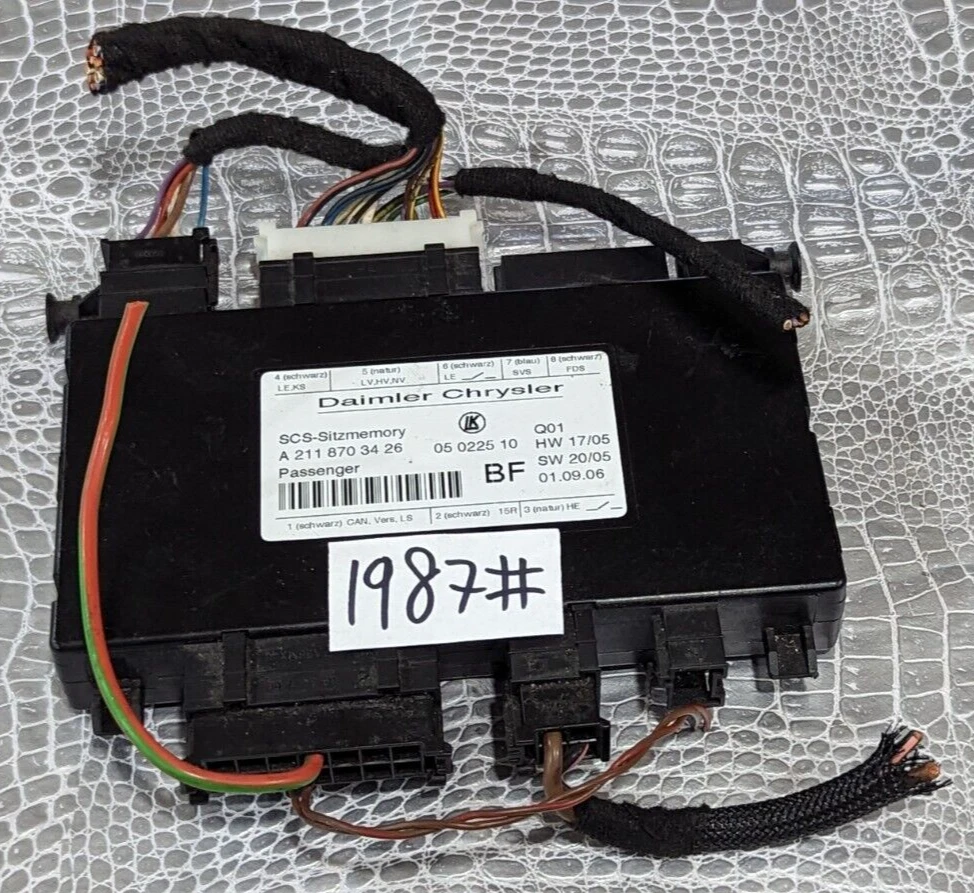 A2118703426✓01-07 Mercedes W211 W203 C/ E-Class R. Passenger Seat