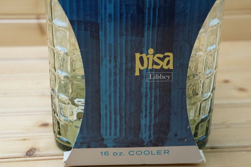 Libbey Rock Sharpe PISA Olive Green (4) 16oz Cooler Tumblers, 8 1/4" - Picture 5 of 6