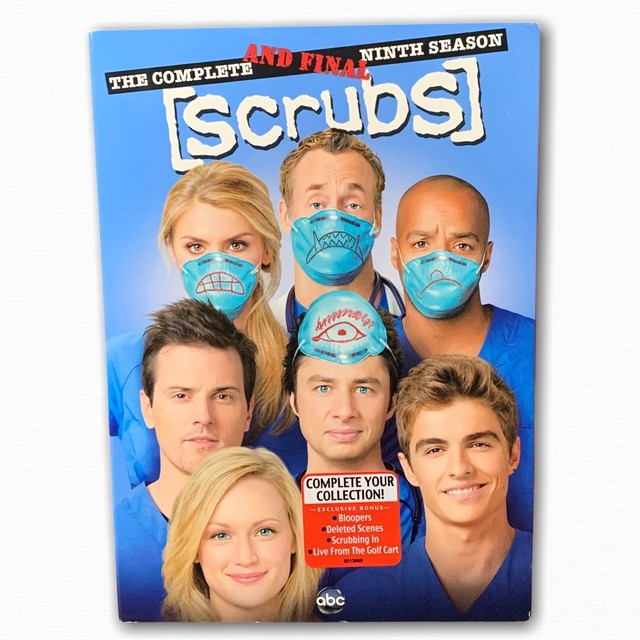 Scrubs The Complete Ninth Final Season (DVD, 2010, 2Disc Set) for