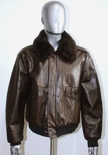 Veste En Cuir D'agneau Vintage Victor Sanjuan Modèle Barcelona - Taille L40 Marron - Très Bon état