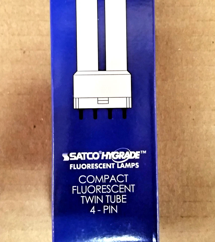 S8661 SATCO FT24HL/835/4P/ENV 24W 3500K 4-Pin 2G11 Twin Tube Long CFL Bulb - Image 4 of 4