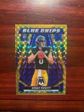 2022 mosaic football Kenny Pickett rookie blue chips gold /10