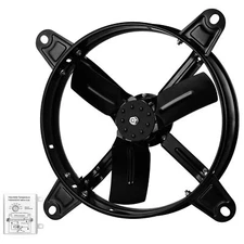 16 Inch 2065 CFM Mount Fan Ventilator with Adjustable Temperature Thermostat