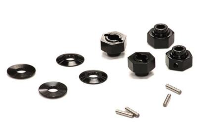 Precision CNC Machined Hex Wheel Hub Set (4) Designed for Axial Wraith 2.2