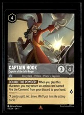 Disney Lorcana TCG Captain Hook Captain of the Jolly Roger Non Foil 173/204
