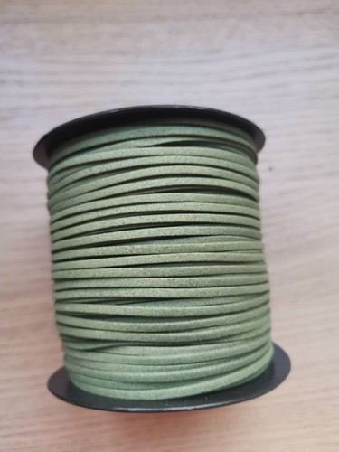 5m Faux Suede Cord Lace Thread String Enviro Leather Jewellery Beading DIY 3mm - Picture 31 of 42