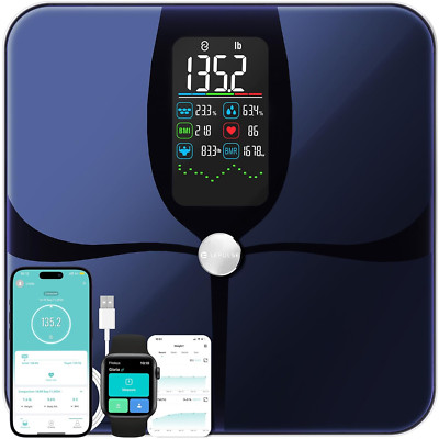 Smart Body Fat Scale with App - Extra Large Display, BMI & Muscle Mass Tracker